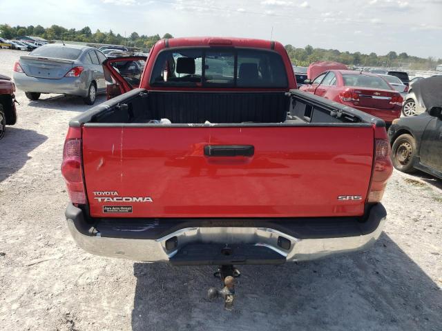 5TEUU42N68Z586785 - 2008 TOYOTA TACOMA ACCESS CAB წითელი ფოტო 6