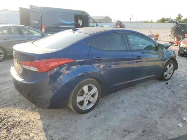 KMHDH4AE7DU593555 - 2013 HYUNDAI ELANTRA GLS BLUE photo 3