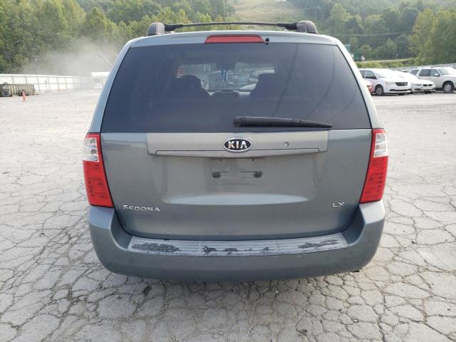 KNDMB233886211422 - 2008 KIA SEDONA EX BLUE photo 6