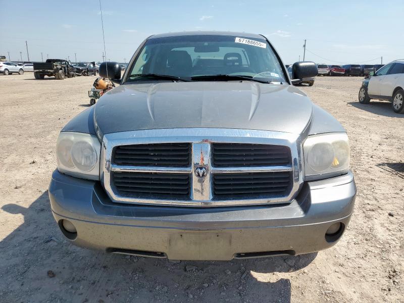 1D7HW48N36S714975 - 2006 DODGE DAKOTA QUAD SLT GRAY photo 5