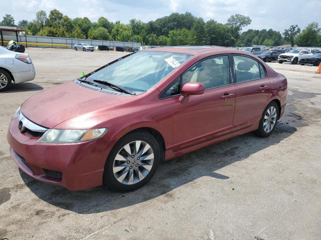 2HGFA16939H335928 - 2009 HONDA CIVIC EXL ბურგუნდია ფოტო 1