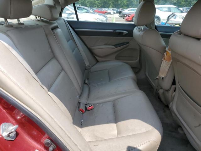 2HGFA16939H335928 - 2009 HONDA CIVIC EXL ბურგუნდია ფოტო 10