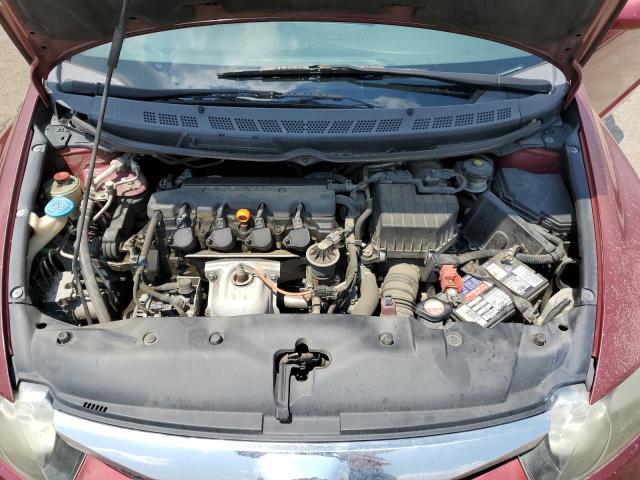 2HGFA16939H335928 - 2009 HONDA CIVIC EXL ბურგუნდია ფოტო 11