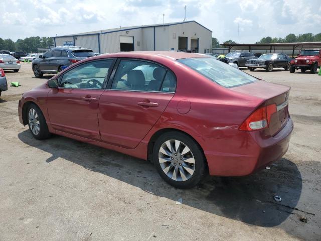 2HGFA16939H335928 - 2009 HONDA CIVIC EXL ბურგუნდია ფოტო 2