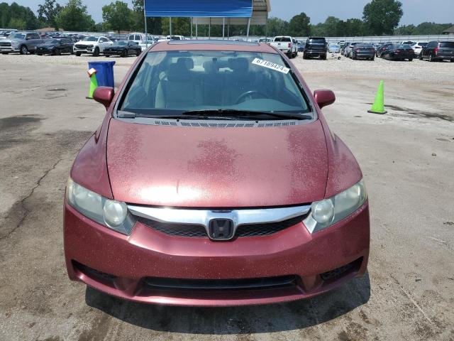 2HGFA16939H335928 - 2009 HONDA CIVIC EXL ბურგუნდია ფოტო 5