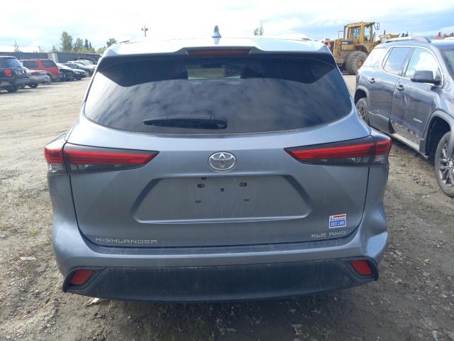 5TDGZRBH2LS013779 - 2020 TOYOTA HIGHLANDER XLE Mavi foto 6