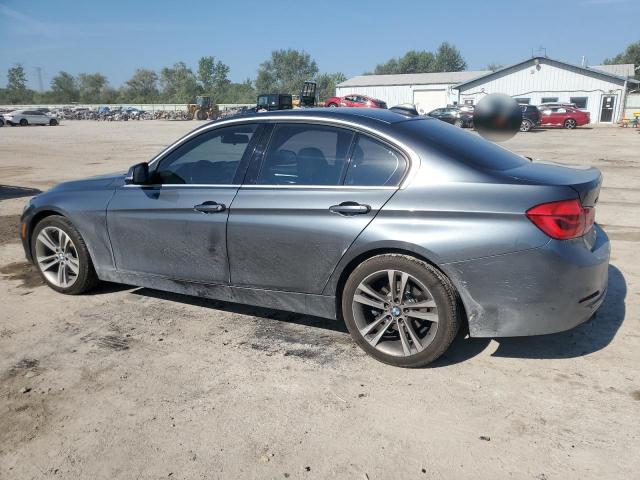 WBA8D9G5XJNU72320 - 2018 BMW 330 XI GRAY photo 2