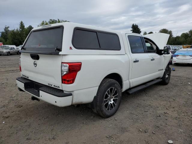 1N6AA1ED0MN525147 - 2021 NISSAN TITAN SV WHITE photo 3