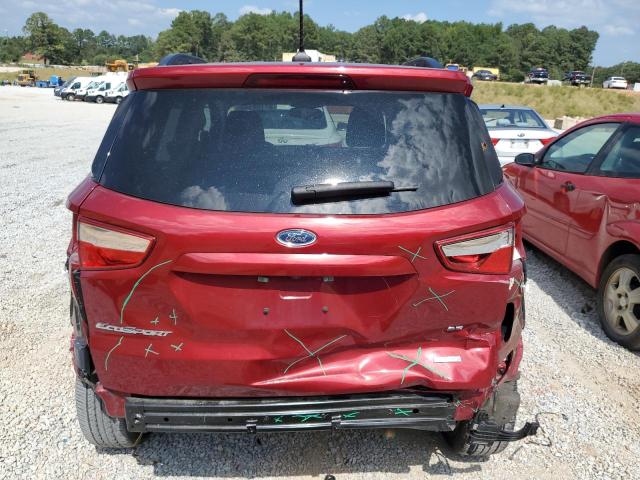 MAJ3S2GE9LC312430 - 2020 FORD ECOSPORT SE RED photo 6