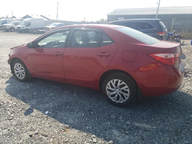 2T1BURHE2JC076487 - 2018 TOYOTA COROLLA L Қызыл фото 2