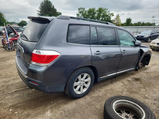 5TDBK3EH6CS119398 - 2012 TOYOTA HIGHLANDER BASE ნაცრისფერი ფოტო 3