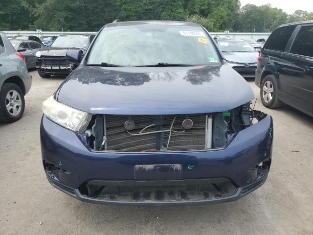 5TDBK3EH4CS173718 - 2012 TOYOTA HIGHLANDER BASE Niebieski zdjęcie 5