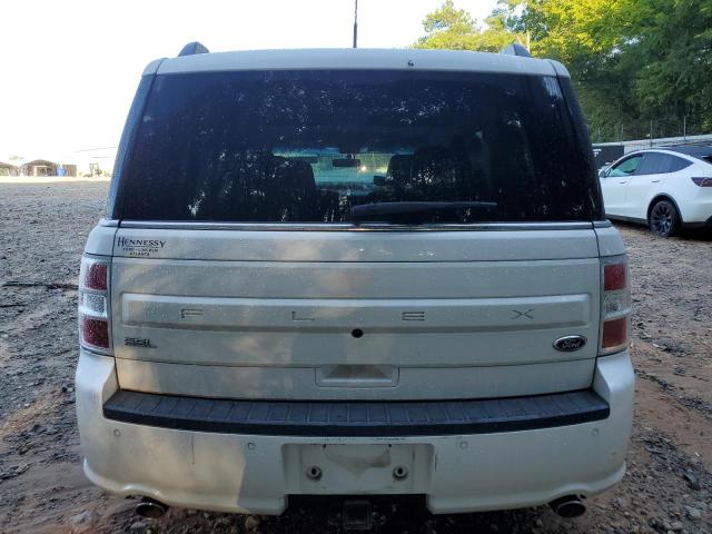 2FMGK5C81FBA20560 - 2015 FORD FLEX SEL WHITE photo 6