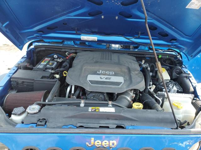 1C4BJWDG4GL213364 - 2016 JEEP WRANGLER U SPORT Bleu photo 12