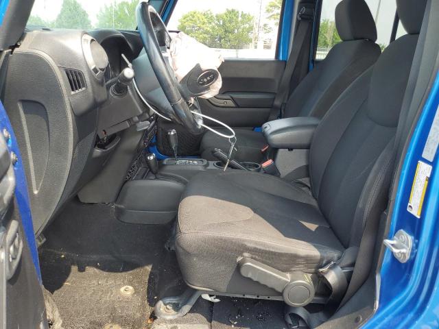 1C4BJWDG4GL213364 - 2016 JEEP WRANGLER U SPORT Bleu photo 7