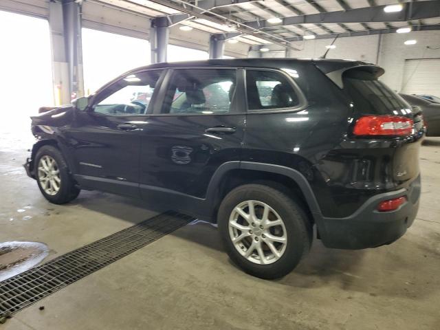 1C4PJMAB0EW298301 - 2014 JEEP CHEROKEE SPORT BLACK photo 2