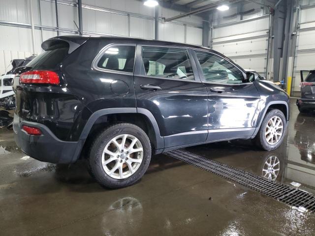 1C4PJMAB0EW298301 - 2014 JEEP CHEROKEE SPORT BLACK photo 3