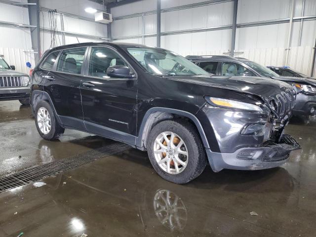 1C4PJMAB0EW298301 - 2014 JEEP CHEROKEE SPORT BLACK photo 4