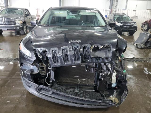 1C4PJMAB0EW298301 - 2014 JEEP CHEROKEE SPORT BLACK photo 5