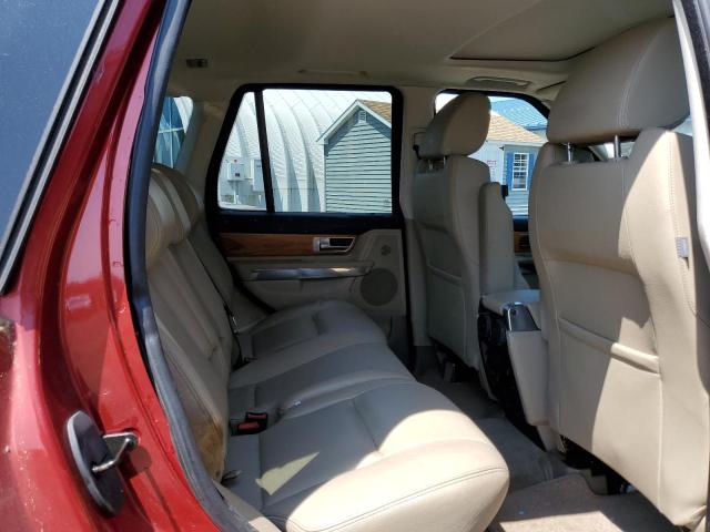 SALSF2D42BA704464 - 2011 LAND RANGE ROVER SPORT HSE BURGUNDY photo 11