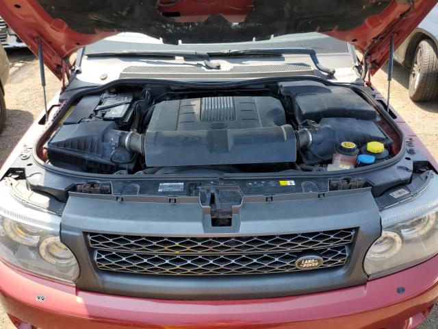 SALSF2D42BA704464 - 2011 LAND RANGE ROVER SPORT HSE BURGUNDY photo 12