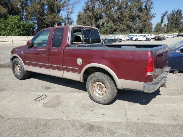 1FTZX1766WNB20402 - 1998 FORD F150 Burgund zdjęcie 2