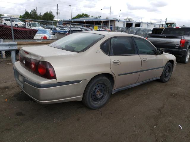 2G1WF52EX39319844 - 2003 CHEVROLET IMPALA GOLD photo 3