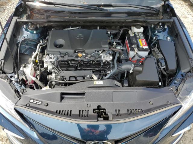 4T1F11AK5MU529886 - 2021 TOYOTA CAMRY XLE BLUE photo 11