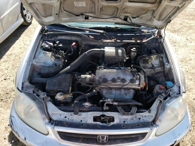 2HGEJ6446YH109543 - 2000 HONDA CIVIC DX SILVER photo 11