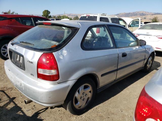 2HGEJ6446YH109543 - 2000 HONDA CIVIC DX SILVER photo 3