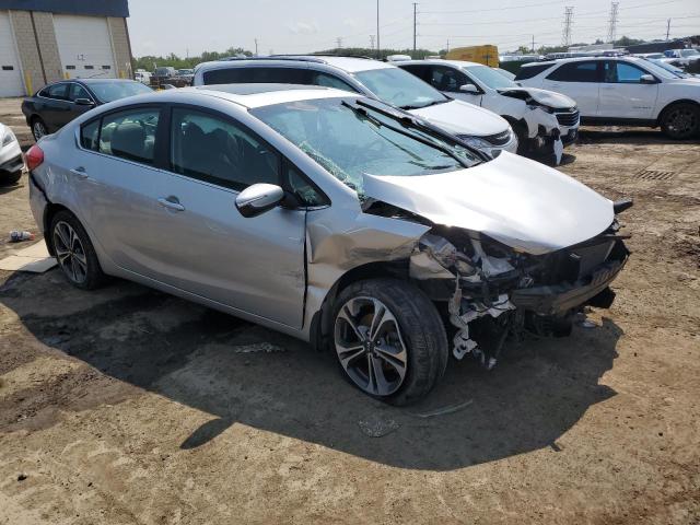 KNAFZ4A80F5342102 - 2015 KIA FORTE EX SILVER photo 4