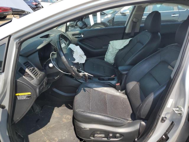 KNAFZ4A80F5342102 - 2015 KIA FORTE EX SILVER photo 7