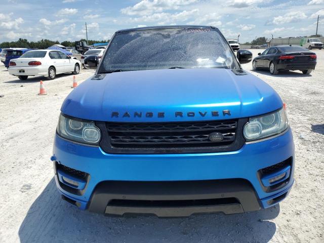 SALWR2EF4GA598986 - 2016 LAND ROVER RANGE ROVE SC BLUE photo 5