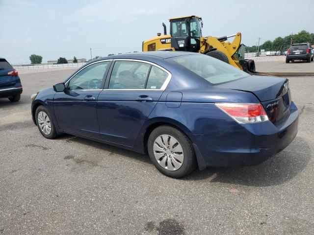 1HGCP253X9A080620 - 2009 HONDA ACCORD LX BLUE photo 2