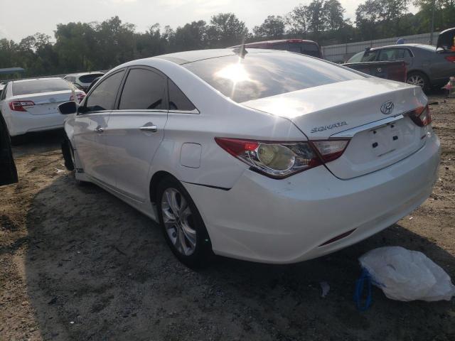 5NPEC4AC9DH615152 - 2013 HYUNDAI SONATA SE WHITE photo 2