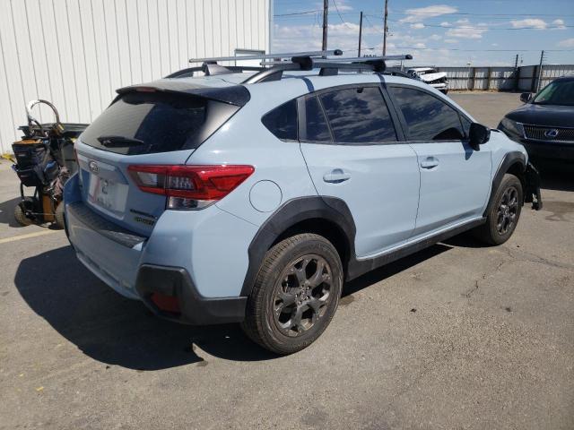 JF2GTHRC2MH269532 - 2021 SUBARU CROSSTREK SPORT GRAY photo 3