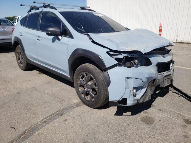 JF2GTHRC2MH269532 - 2021 SUBARU CROSSTREK SPORT GRAY photo 4