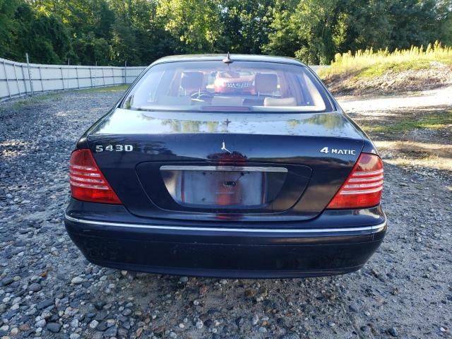 WDBNG83J53A380311 - 2003 MERCEDES-BENZ S 430 4MATIC BLUE photo 6