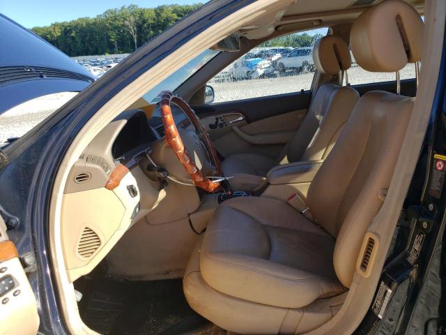 WDBNG83J53A380311 - 2003 MERCEDES-BENZ S 430 4MATIC BLUE photo 7