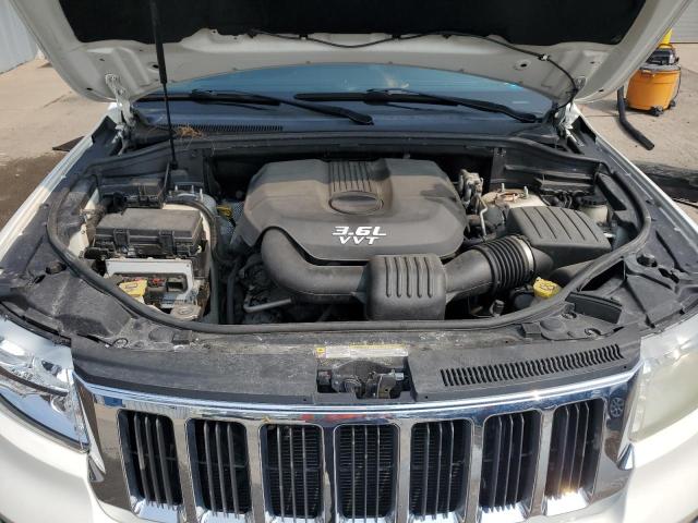 1C4RJFAGXCC332968 - 2012 JEEP GRAND CHEROKEE LAREDO თეთრი ფოტო 11