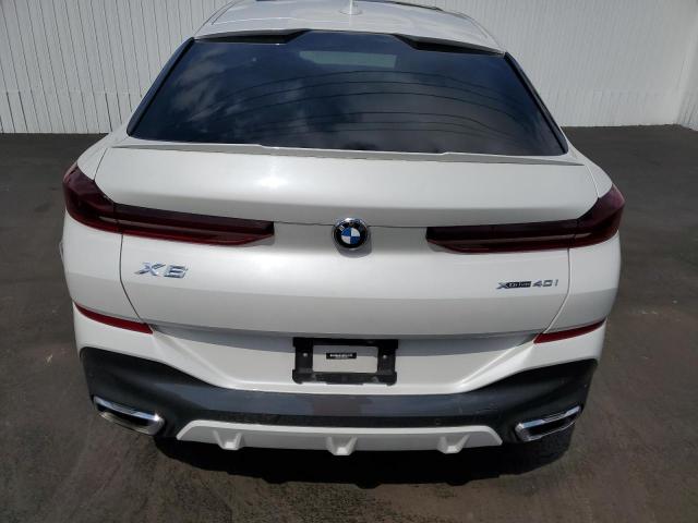 5UXCY6C00P9N56009 - 2023 BMW X6 XDRIVE40I WHITE photo 6