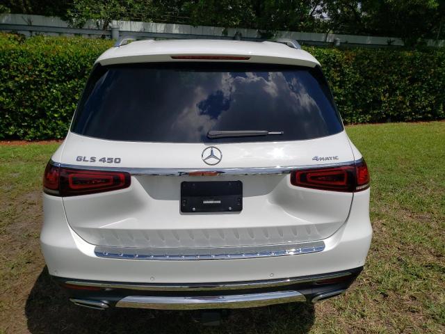 4JGFF5KE5NA707297 - 2022 MERCEDES-BENZ GLS 450 4MATIC WHITE photo 6