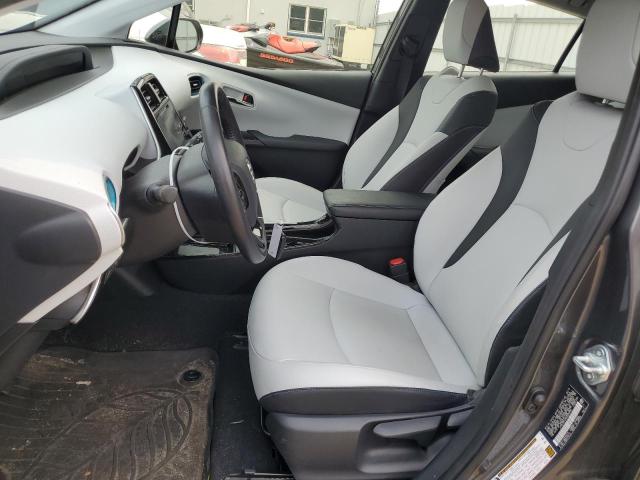 JTDL9RFUXK3006956 - 2019 TOYOTA PRIUS ნაცრისფერი ფოტო 7