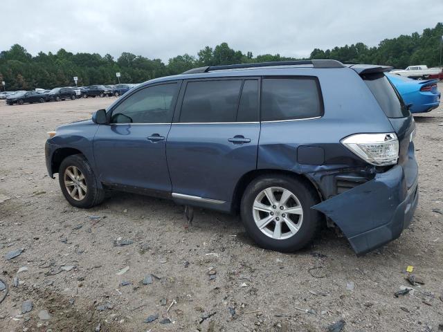 5TDZK3EH6CS050663 - 2012 TOYOTA HIGHLANDER BASE Синий фото 2
