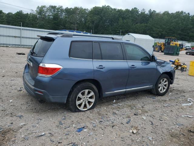5TDZK3EH6CS050663 - 2012 TOYOTA HIGHLANDER BASE Синий фото 3