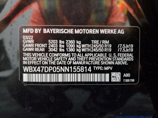 WBX47DP05NN155814 - 2022 BMW X3 SDRIVE30I GRAY photo 13