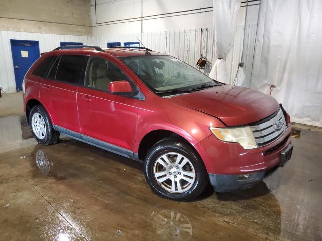 2FMDK38C07BB57107 - 2007 FORD EDGE SEL RED photo 4