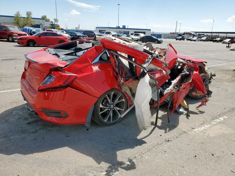 2HGFC2F82LH583330 - 2020 HONDA CIVIC SPORT RED photo 3