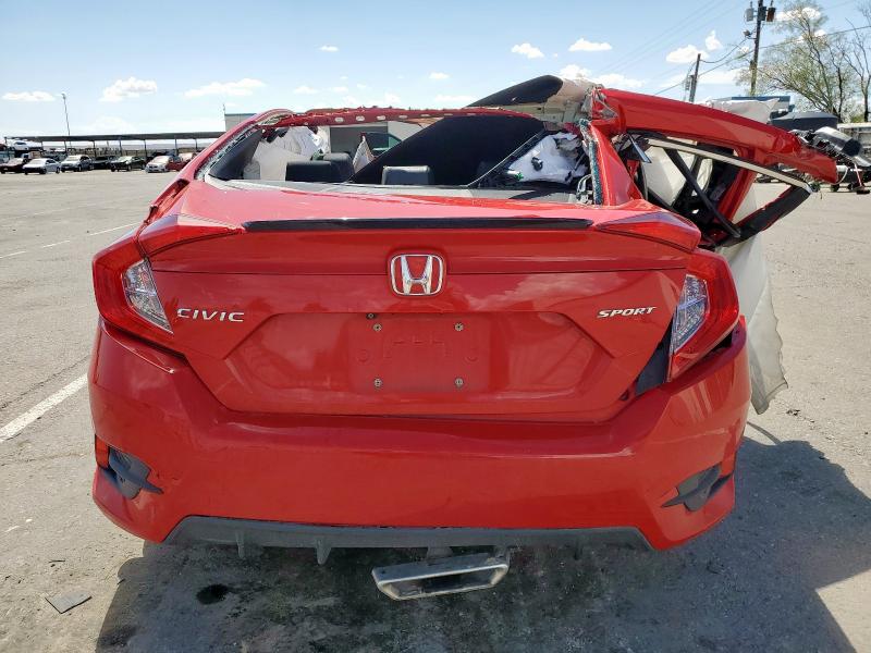 2HGFC2F82LH583330 - 2020 HONDA CIVIC SPORT RED photo 6
