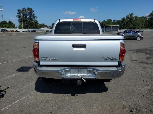 5TEJU62N06Z160523 - 2006 TOYOTA TACOMA DOUBLE CAB PRERUNNER SILVER photo 6